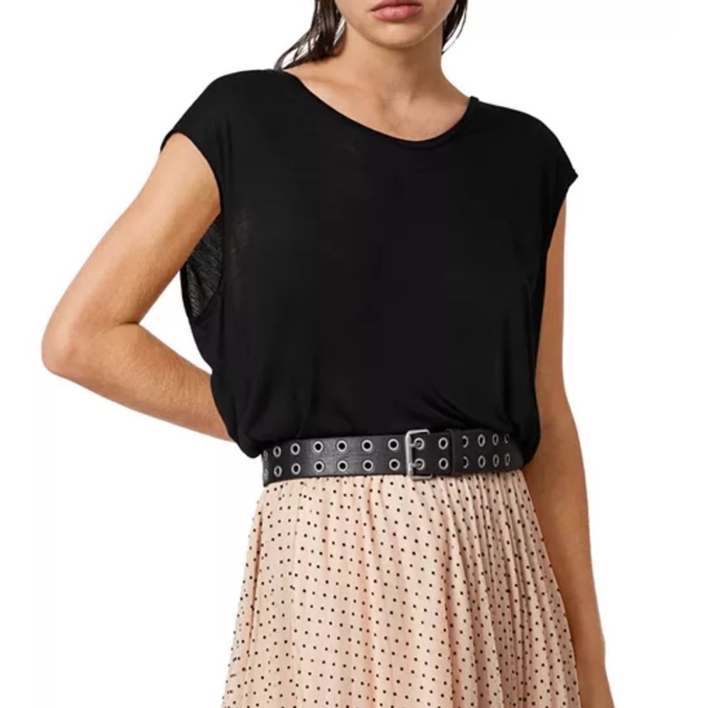 ALLSAINTS Yasmine Cap Sleeve Top